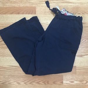 KOI navy pants MED Petite